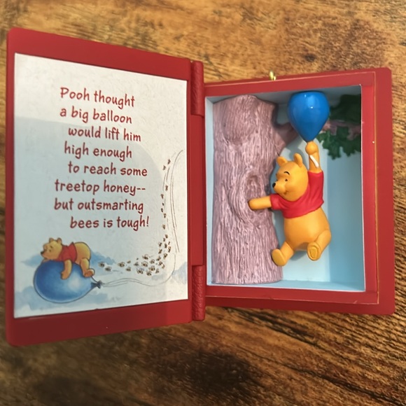 Lot of four Winnie the Pooh characters, Hallmark Christmas ornaments. ￼ - Picture 6 of 6